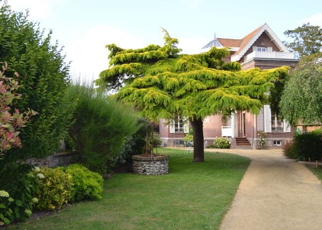 Chambres d'hôtes Stella Mare Etretat vue du jardin